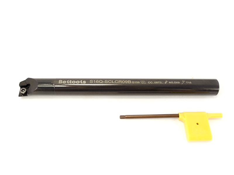 Резец расточной с ромбической пластиной D=16 L=180 S16Q SCLCR 09 «Русский Инструмент» (РИ)