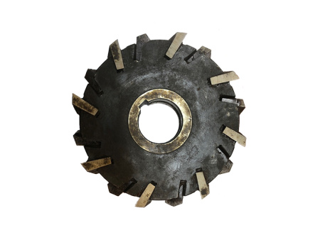 Фреза трехсторонняя 160х36х40 Z=16 со вставными рифлеными ножами Р6М5 ГОСТ 1669-78 Фреза трехсторонняя 160х36х40 Z=16 со вставными рифлеными ножами Р6М5 ГОСТ 1669-78