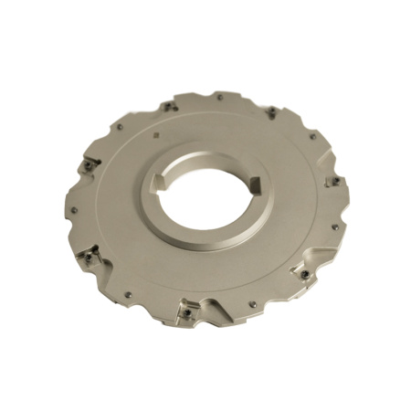 Фреза трехсторонняя 125х4х40 с механическим креплением 4гр пл-н с тан. креплением ZNHX 02 Z=14 (2х7) AS490-125.04.07.D40 «Русский Инструмент» (РИ)