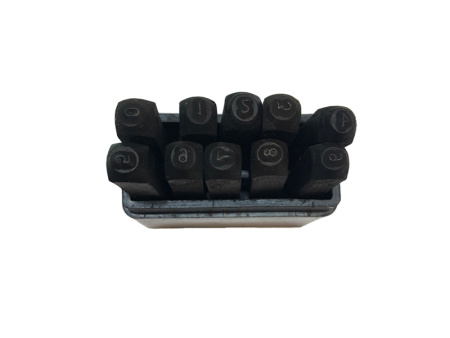 Клеймо цифровое 2 сталь 10 шт