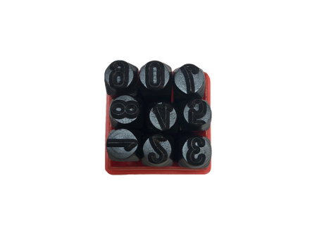 Клеймо цифровое 12 сталь 9 шт