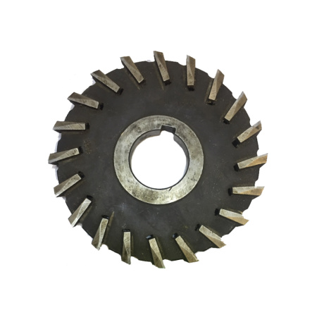 Фреза двухсторонняя 130х26х32 Z=16 со вставными рифлеными ножами Р6М5 Московский завод "Фрезер"