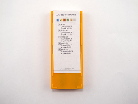 Пластина сменная параллелограммная APKT 160408-RM MP15 «Русский Инструмент» (РИ)