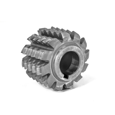 Фреза червячная для зубьев звездочек t=9,525 dр=6 B Р6М5 (2523-0035) 71x56x27 (2гр.45 мин.) 4162 Z=12 исп1 Beltools