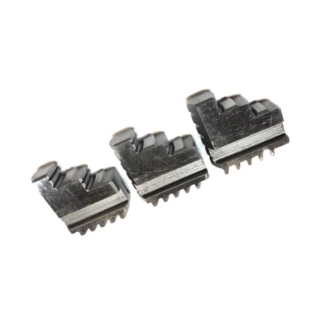 Кулачки к патрону токарному 80 3шт компл. прямые 7100-0001 шаг 5 полка 5,8 ширина 12 J=7 L=32 мм, высота 33 Griff