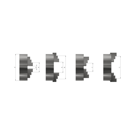 Патрон токарный 250-ПТ 3-x кулачковый (7100-0035П) К11/С6 7100-0035П с обратными кулачками Beltools
