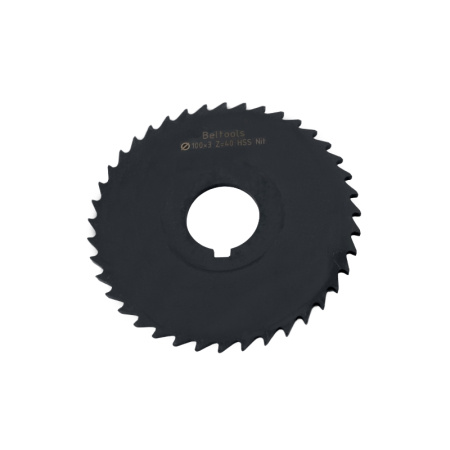 Фреза отрезная 100х3х27 Z=40 тип 2 со ступицей и ш/п HSS Nit ГОСТ 2679-93 Beltools Фреза отрезная 100х3х27 Z=40 тип 2 со ступицей и ш/п HSS Nit ГОСТ 2679-93 Beltools