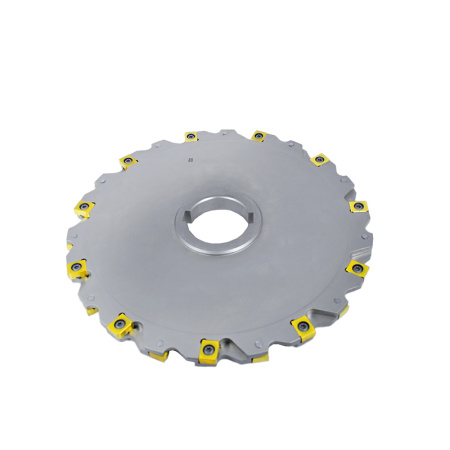 Фреза трехсторонняя 250х12х50 с механическим креплением 4гр пл-н с тан. креплением ZNHX 06 Z=22 (2х11) AS490-250.12.11.D50 «Русский Инструмент» (РИ)