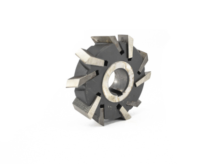 Фреза трехсторонняя 125х32х32 Z=10 со вставными рифлеными ножами Р6М5 ГОСТ 1669-78 Фреза трехсторонняя 125х32х32 Z=10 со вставными рифлеными ножами Р6М5 ГОСТ 1669-78