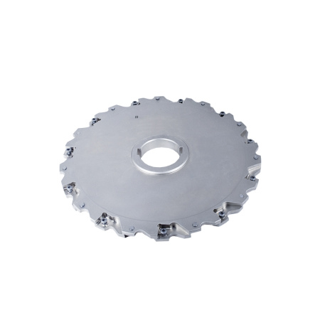 Фреза трехсторонняя 250х12х50 с механическим креплением 4гр пл-н с тан. креплением ZNHX 06 Z=22 (2х11) AS490-250.12.11.D50 «Русский Инструмент» (РИ)