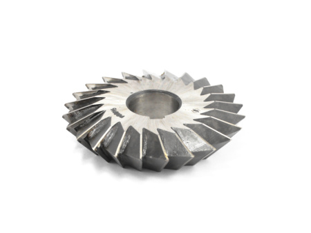 Фреза двухугловая несимметричная насадная 75х16х65грх15гр Р18 dпос=22мм